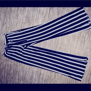 Brand new blue & white stripped pant. Size medium